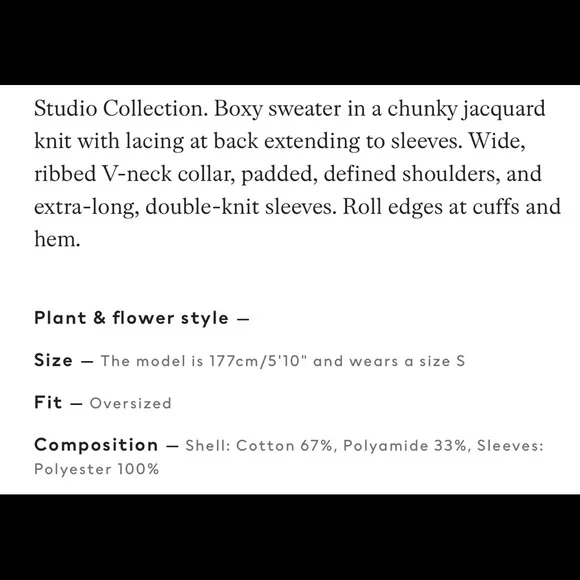 HM- Chunky KNIT sweater